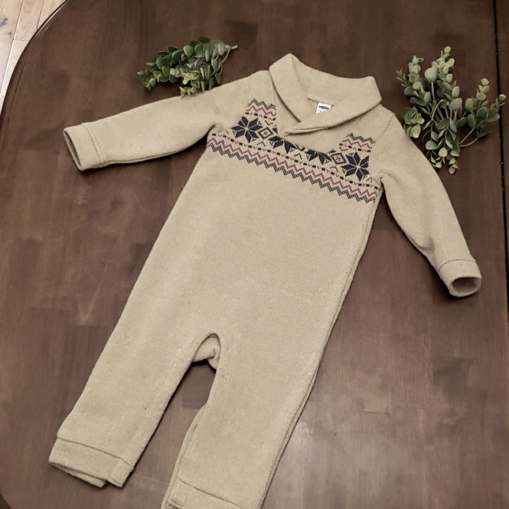 Boys Sweater Romper